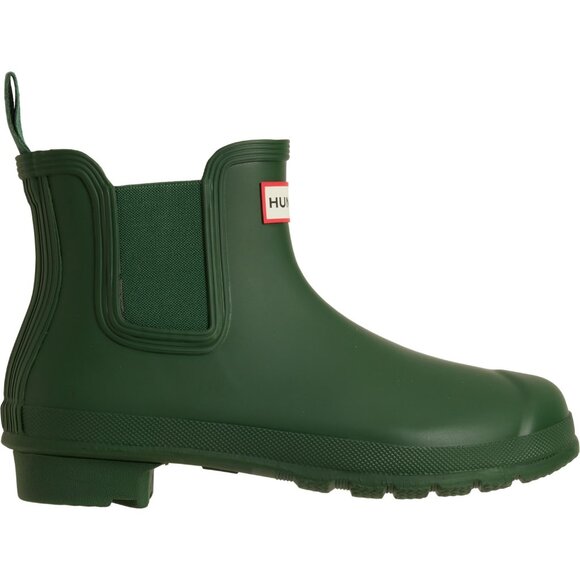 NEW HUNTER Original Chelsea Rain Boots - Waterproof in green For Women 725 6s3 - Picture 4 of 7